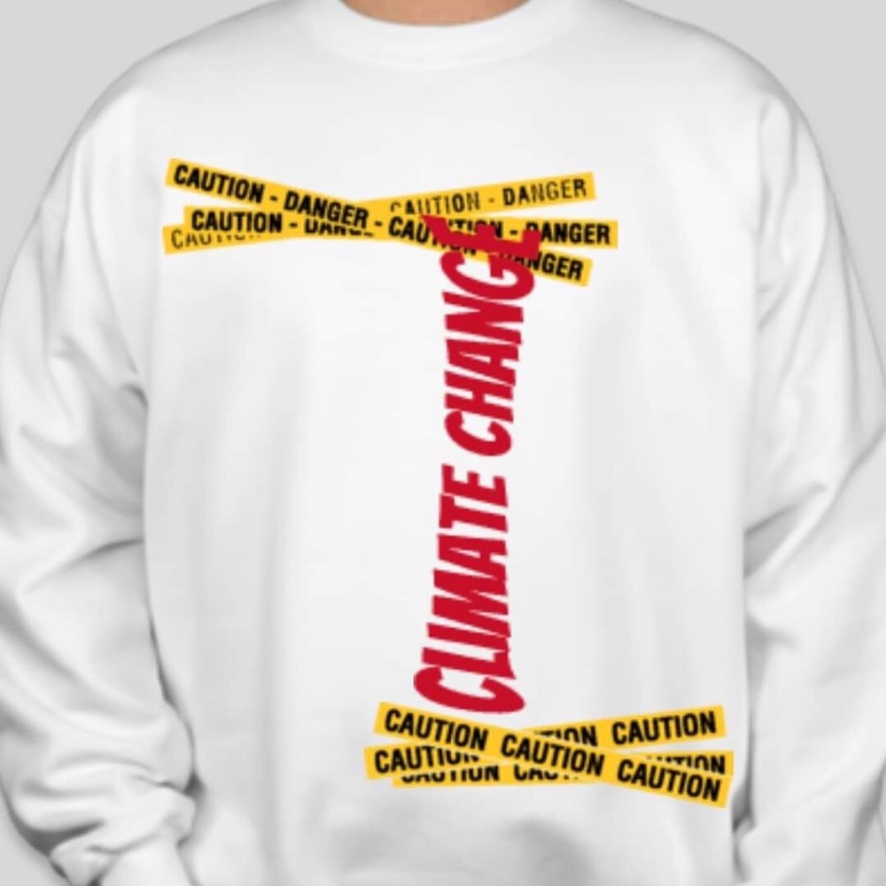 Climate change design sweater